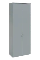 N 6 - 8D kancelářská skříň, 2-dveřová, 2150x800x400, šedá